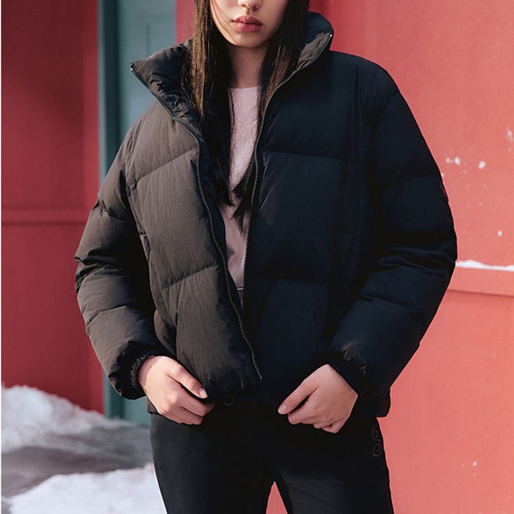 Skechers Sports Life Collection Down Jacket Women's Carbon Black L423W095-0018