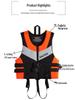 Unisex High Buoyancy Marine Life Jacket - Adult Foam Oxford Vest for Professionals