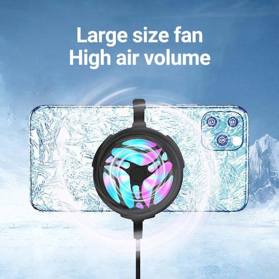 AL01 Phone Cooling Fan Portable Quick Cooling USB Smart Phone Radiator Mobile Gamepad Cooler Fan for Game Console