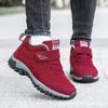Winter Men Boots With Fur Warm Snow Women Non -Slip Boots Men Work Casual Shoes Sneakers High Top Rubber Ankle Boots Plus Sizecf4
