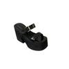 11CM superhohe Absätze sind nicht ermüdend, um die Körpergröße zu erhöhen, Sandalen wasserdichtes Plateau Muffin dicksölig Gürtelschnalle Mode Hausschuhe Frauen