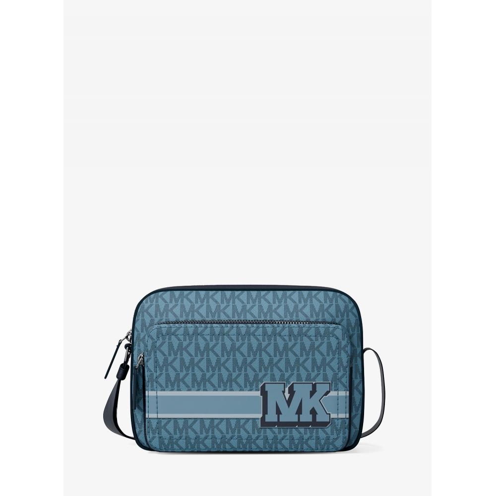 Michael Kors Cooper Ew Flight Bag Denim 37t6lcoc6b461