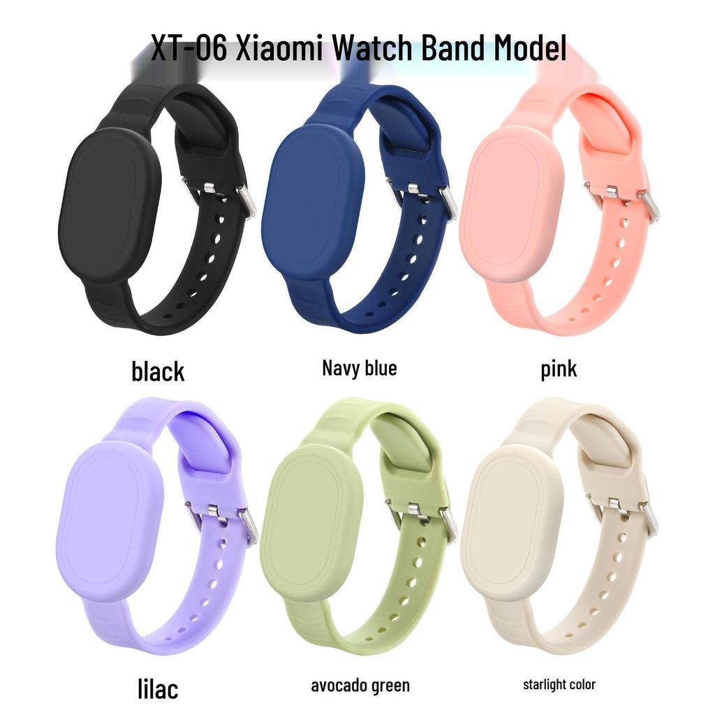 Colorful Silicone Strap for Xiaomi Smart Band 8/9 XT-06 Kids Smartwatch - Soft and Skin-Friendly