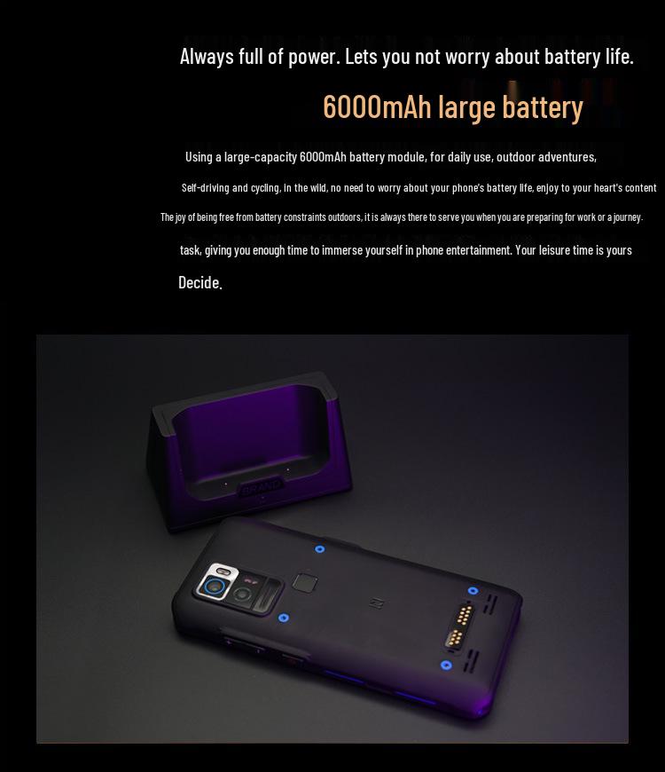 Ankexun KD09 4G Outdoor Exploration Mobile Phone: IP68 Waterproof, Dustproof, Shockproof, Full Netcom Charging Base.