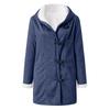 Kids' Fashion Solid-Color Cute Hooded Jacket Warm Long-Sleeve Coat For Fall And Winter