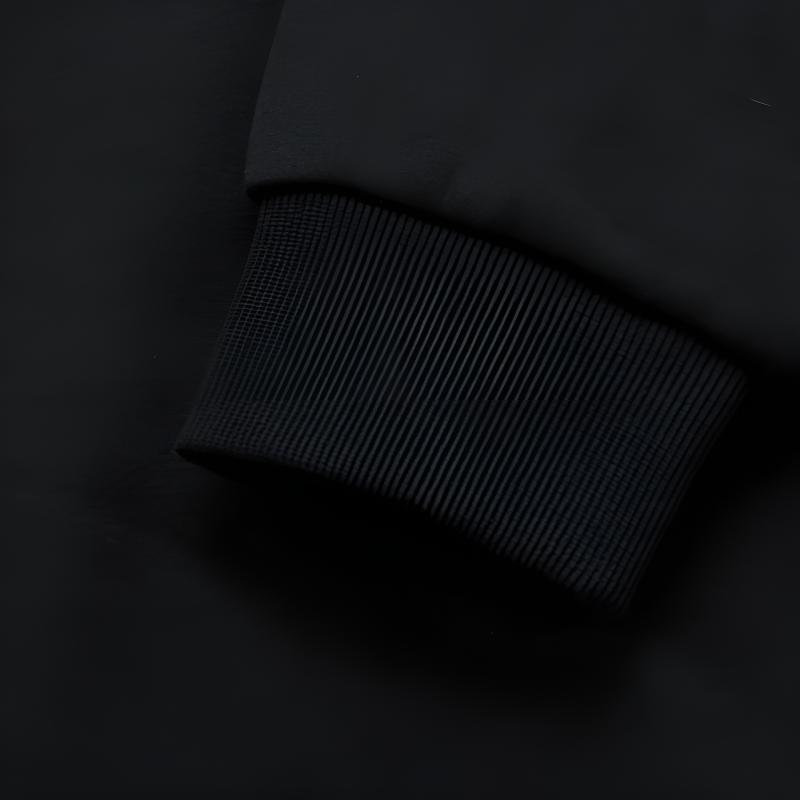 Li Ning Logo Print Trendy Cotton Breathable Loose Fleece Crewneck Sweatshirt Unisex Sweatshirt Black AWDUG03-7