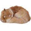 [Qingyun LEE] Cat Plush Toy Realistic Lying Cat Realistic Cat Figurine Room Decoration Interior Birthday Anniversary Present 6#