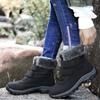 Damen Winter Warme Schneestiefel Futter aus Kunstfell Wasserdichte Stiefeletten Rutschfeste Outdoor-Schuhe Damen Wander- und Sportschuhe