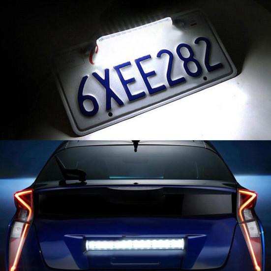 30SMD LED-lampa för bil registreringsskylt Broms Backup Reverse Daytime Running Light