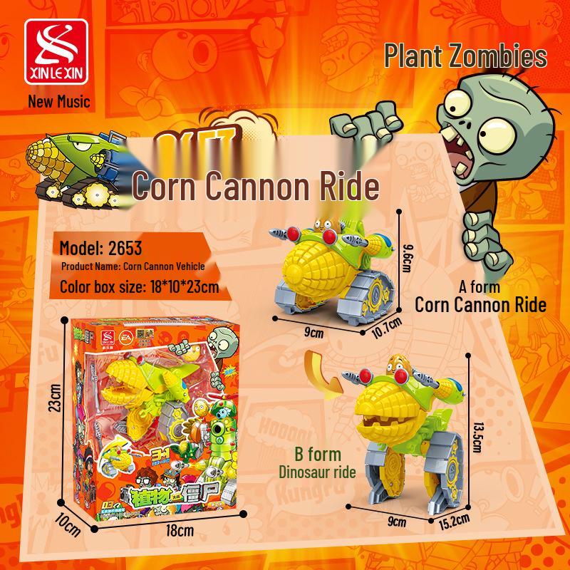 

Официальные Растения против. Зомби Горохострел Трансформирующийся Меха Серия - Волна 2