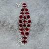 Mozambique Garnet Gemstone Handmade 925 Sterling Silver Bracelet 7-8" M-301