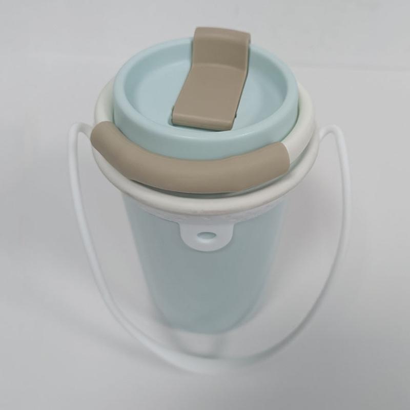 Silicone Cup Handle Silicone Water Bottle Handle Silicone Cup Sleeve Portable Drink Holder for Office School Outdoor Use