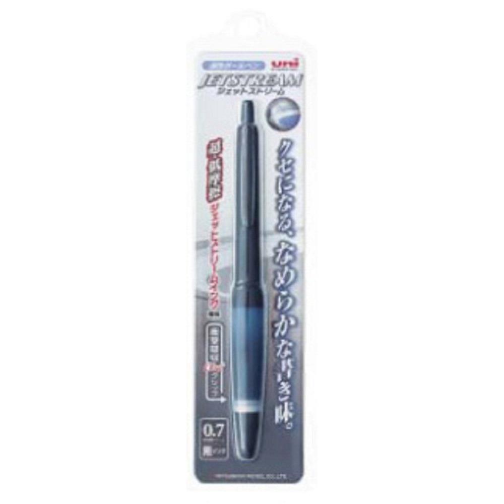 Kuličkové pero Mitsubishi Uni Jetstream Alpha Gel černé 0,7 mm - Hladké psaní, Snadný úchop