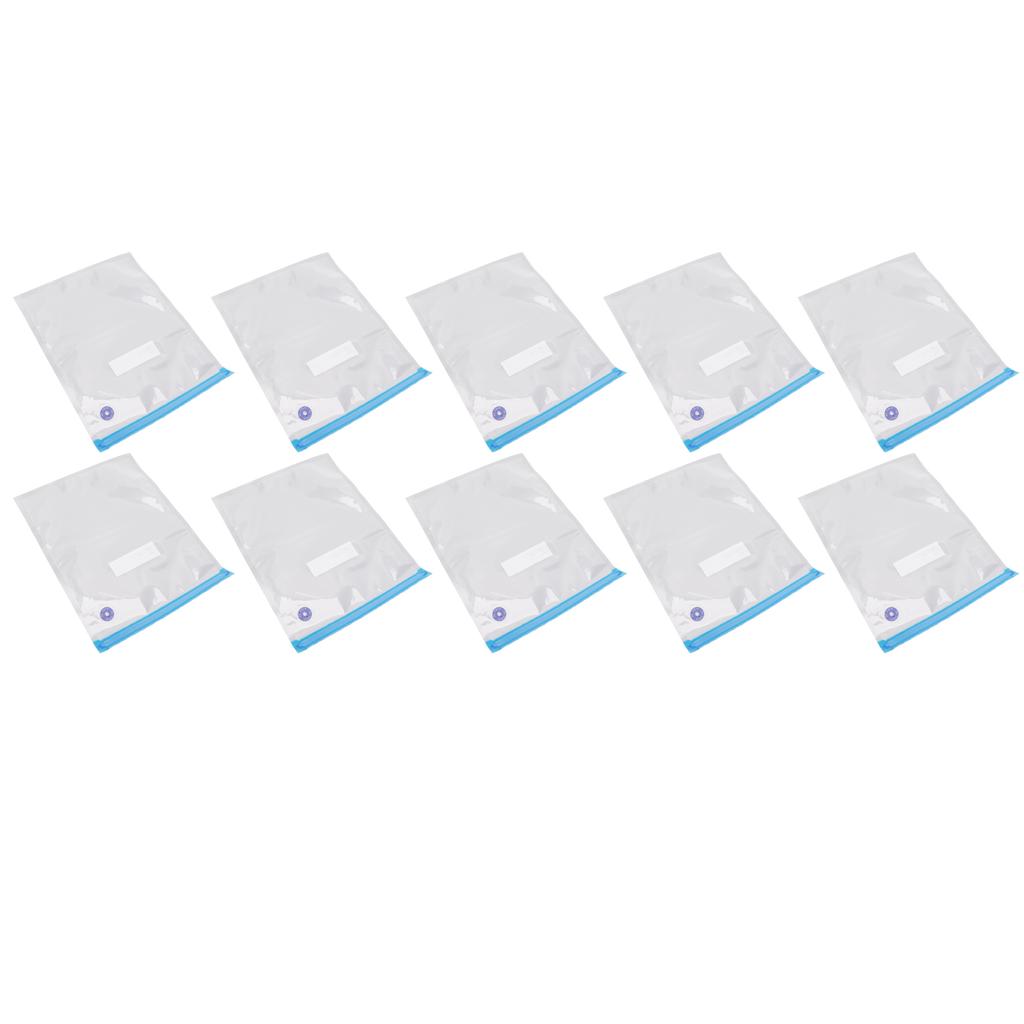 10Pcs Food Vacuum Bag Odorless Space Saving Vacuum Sler Bag with Pump for Home Supermarket