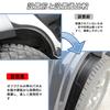 For the New Jimny Nomad JC74 2025 Jimny Custom Rear Door Wheel Arch Jimny Wheel Liner Rear Wheel Made of PP Soft No Drilling Easy Set 5-Door (April