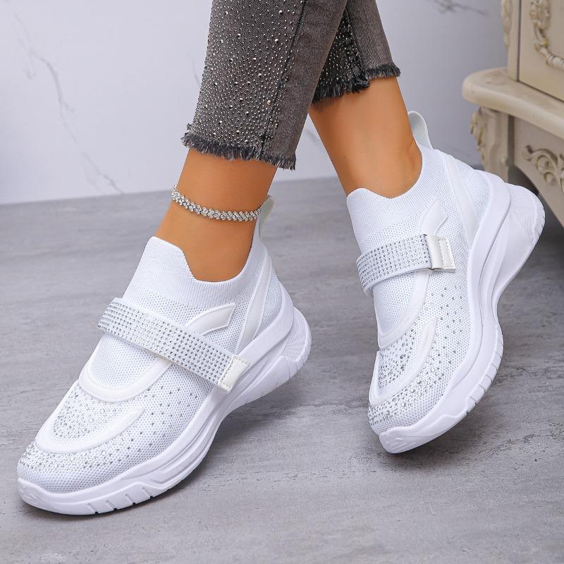 Neue modische lässige Damenschuhe, tief geschnitten, dicke Sohle, atmungsaktive Sportschuhe, einzelne Schuhe