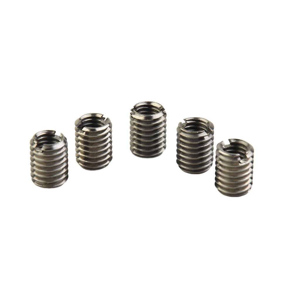 5x STAINLESS THREAD ADAPTERS M8 8MM MALE TO M6 6MM FEMALE THREADED REDUCERS