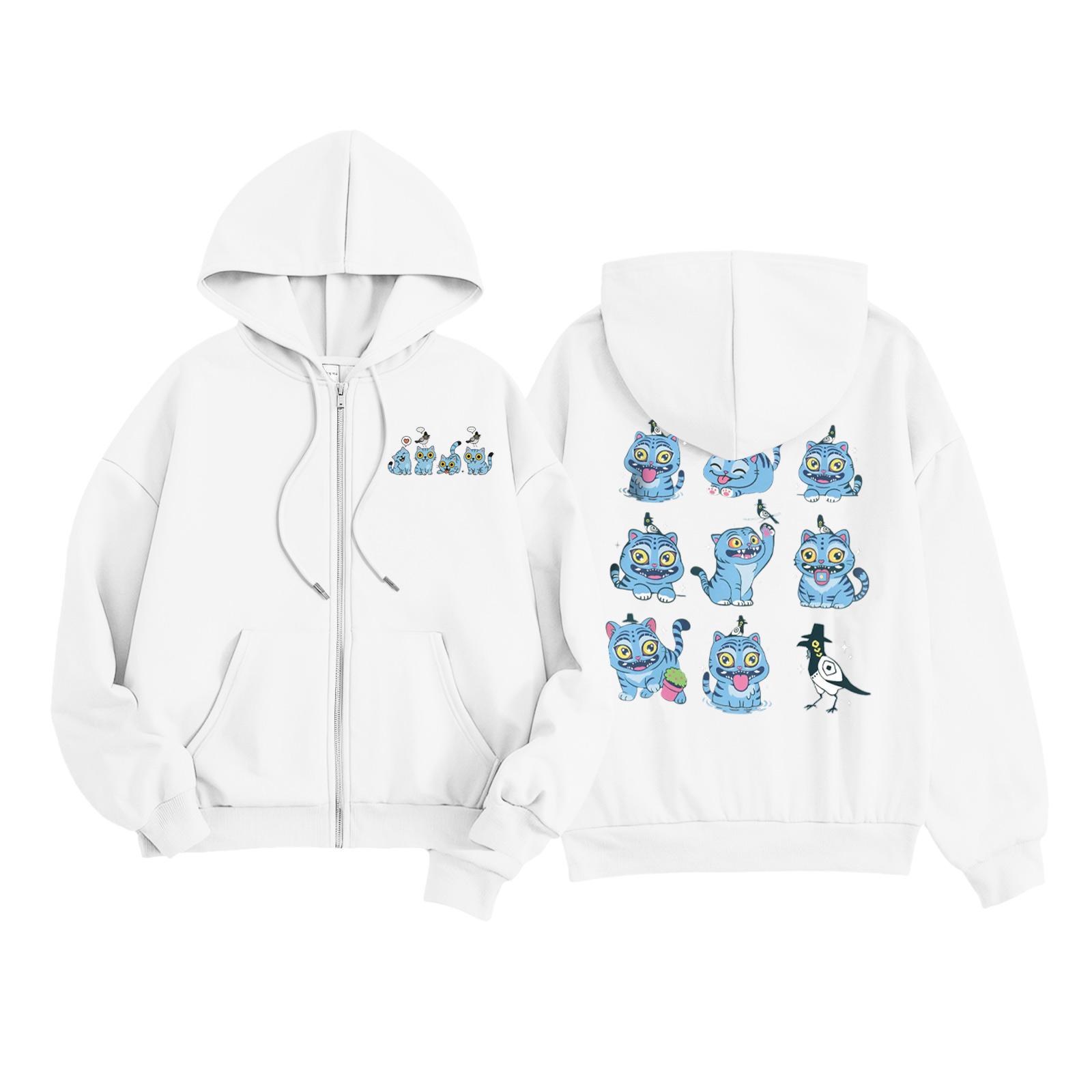 

Kids Fashion Women s Lightweight Long Sleeve Zipper Hoodie Printed Hoodie With Pockets 110