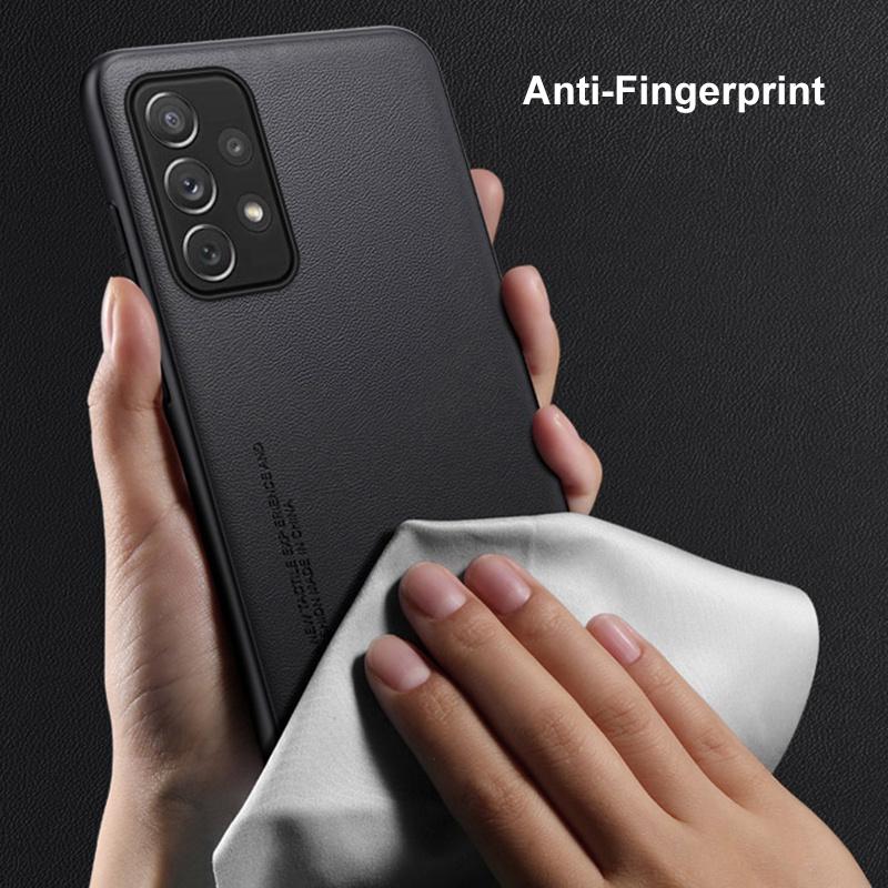 Luxury PU Leather Case For Samsung Galaxy A32 A52 A52S A72 4G M52 5G Back Cover Matte Silicone Full Protection Phone Case Coque