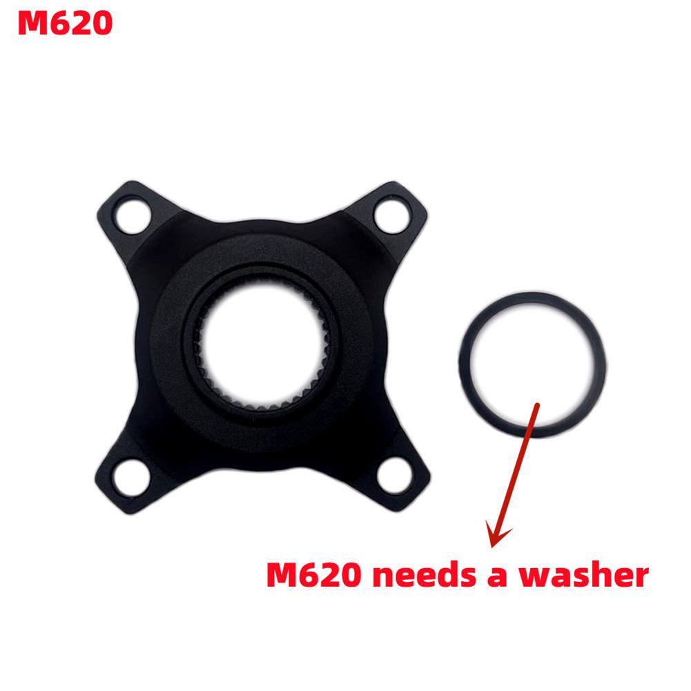 Compatible ChainRing Adapter for Bafang MidDrive Motors 104BCD For M500 M510 For M600 M620 with 34T 40T Options