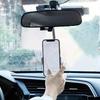 1pc 360 ° rotatable rearview mirror phone holder, adjustable waterproof, is an ideal choice for automotive interior accessories