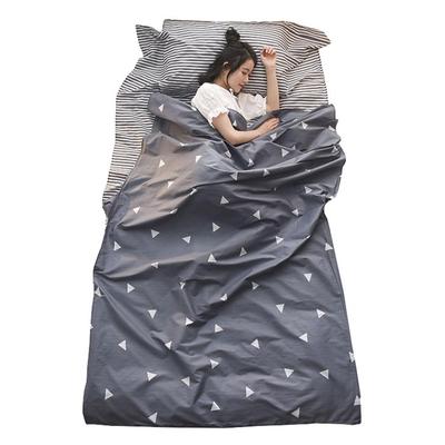 TRIWONDER Inner Sheet Travel Sheet 100% Cotton Inner Sleeping Bag Lightweight Compact Envelope Type Sleeping Bag Sheet Outdoor Camping