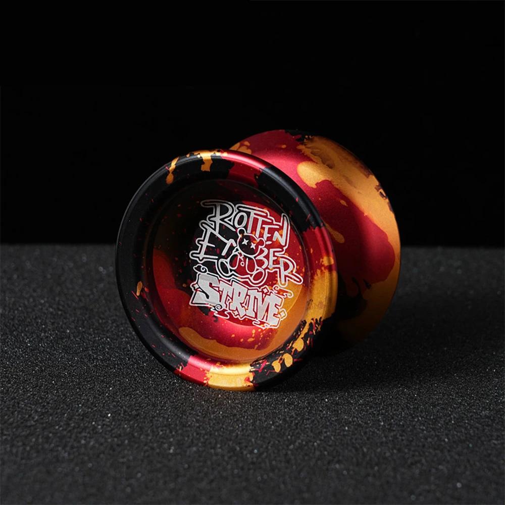 Yoyo Profissional Mágico Yoyo de Metal com Rolamento de 10 Bolas Liga de Alumínio Alta Velocidade Yoyo Não Responsivo Brinquedos Clássicos Para Crianças