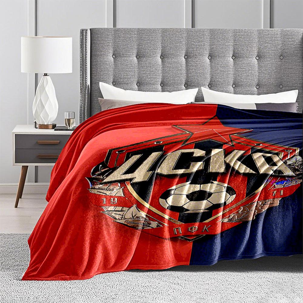 CSKA Soccer Emblem Blanket for all seasons blanket lunch break throw gift