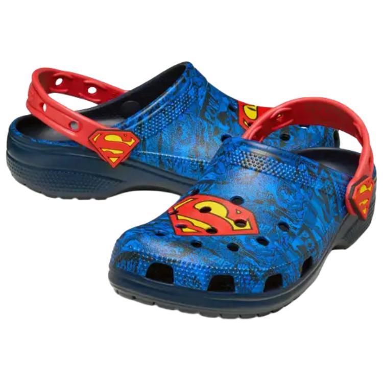 DC Comics X Crocs Classic Clog Superman Unisex Sneakers Blue Red 211131-90H