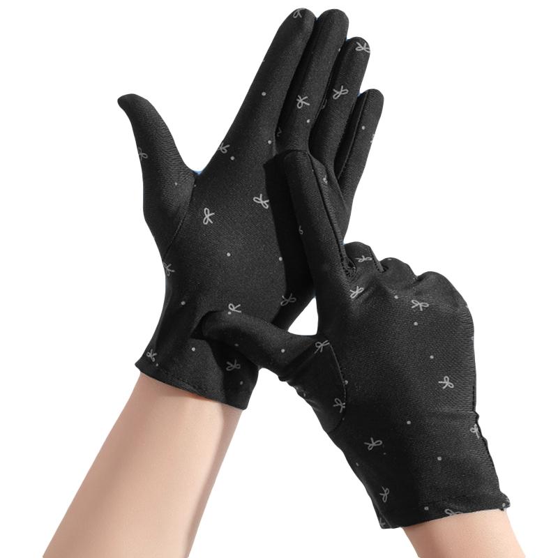 Women Driving Riding Mitten Sunscreen Gloves Female Summer Breathable Elastic for Sun for Protection Glove Fro Lady Girl