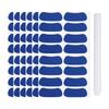 48-144Pairs Sports Eye Black Stickers Under Eye Black Strips Football Face Stickers Breathable Eyeblack Sticker with 1Pcs Pencil
