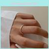 Chic Irregular Geometric Square Ring For Women Adjustable Size Copper Fashion Accessory