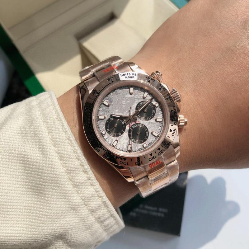 

Rolex Daytona Чоловічий Двоколірний Панда Автоматичний Механічний Годинник
