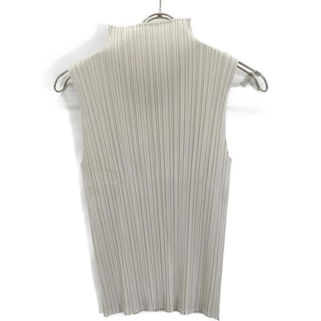 PLEATS PLEASE PP55-JK902 Beige BEIGE TOP Sleeveless tops 3 beigeUsed