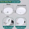 Tampa Decorativa para Parafuso de Dobradiça de Vaso Sanitário 55/60/65mm Tampa para Parafuso de Vaso Sanitário Reparo de Vaso Sanitário