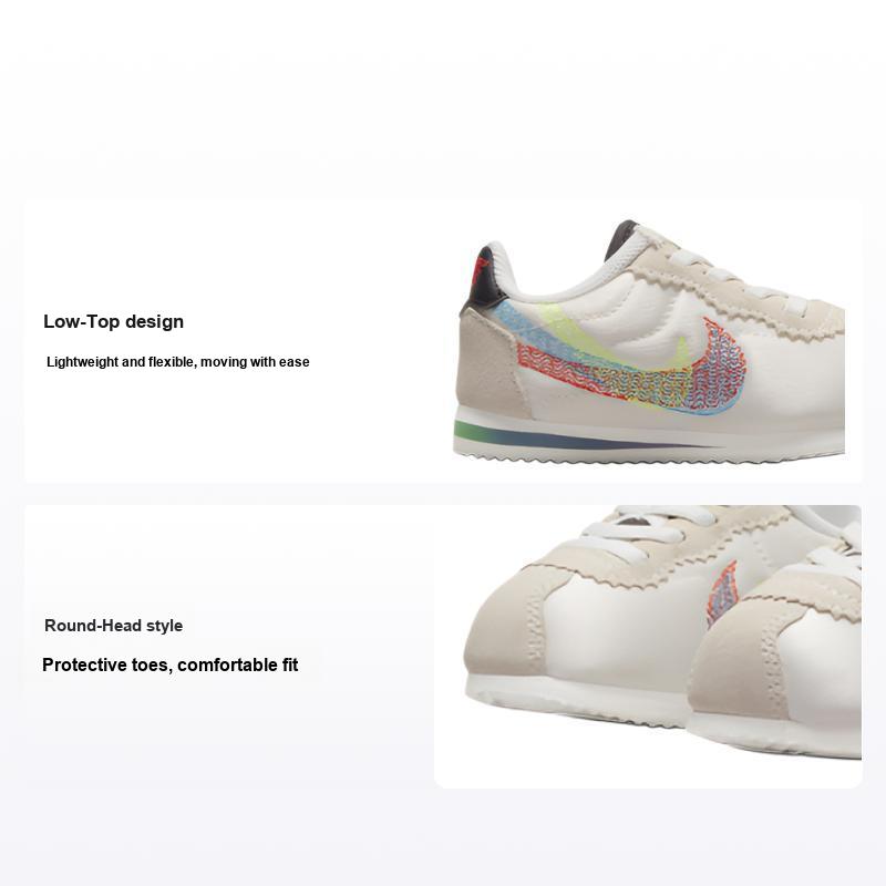Детские кроссовки Nike Cortez TD Be True 2022 Cream Summit-White Black DX6919-100 23.5