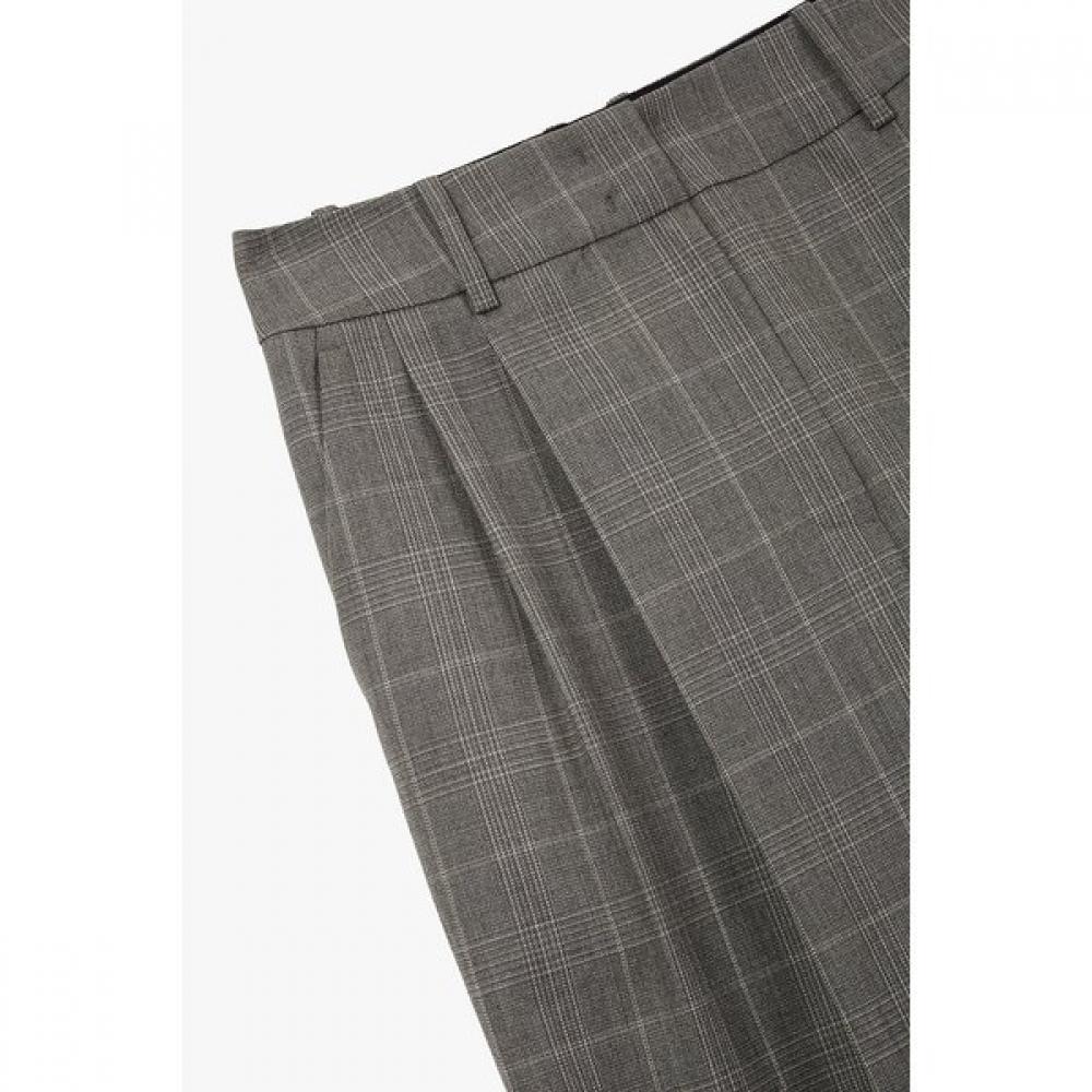 Vov Classic Check Two Tuck Pants 7116130202