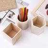 Large Capacity Wood Pen Pencil Box Organizer Pot Pencilcase Pencil Case  Students Boys Girls