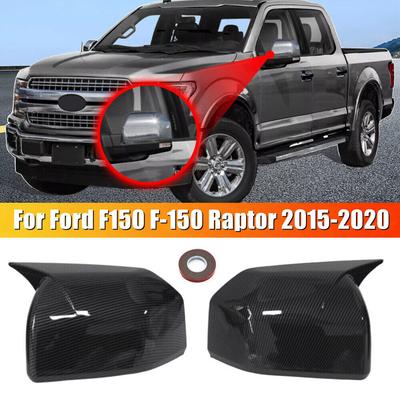 For Ford F150 F-150 Raptor 2015 2016 2017 2018 Car Rearview Side Mirror Cover Wing Cap Door Housing Shell Trim
