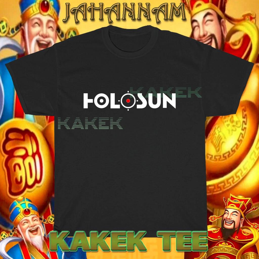 New Shirt Holosun Optics Guns Firearms Logo Funny T shirt USA Size S to 5XL S