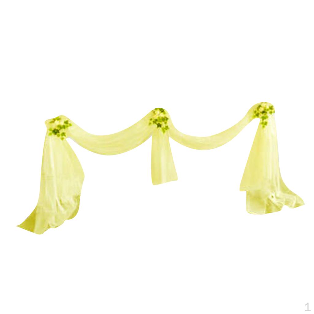 Fabric Bowknot Tulle Party Wedding Table