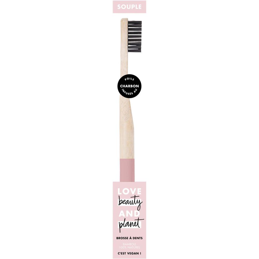 Love Beauty & Planet - Brosse à Dents Bambou Charbon - Souple - 
