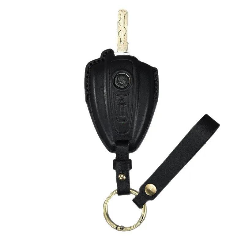 Genuine Leather Key Case For Bmw R 18 Classic 100 Years R18B R18 B R18 R18B R18Tc R1 Roctane Motorcycle Key Case Cover Keyring