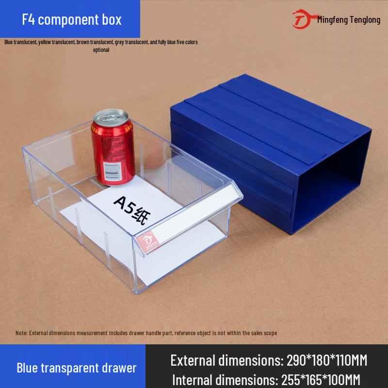 Desktop Drawer-Type Organizer Box, Thickened Storage Cabinet for Components and LEGO Bricks