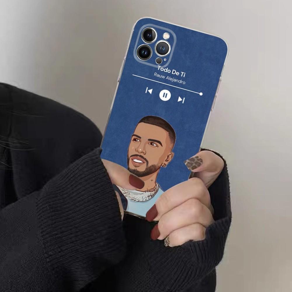 Rap Singer Rauw Alejandro Phone Case For IPhone 16 15 8 7 6 6S Plus X SE XR XS 14 11 12 13 Mini Pro Max Mobile Case
