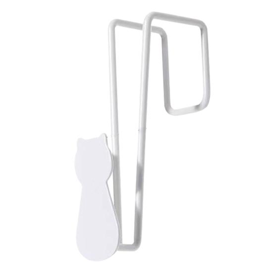 

Door Back Hook No Punching Stable Load-Bearing Hanger Nail-Free Compact Space-Saving Organizer for Bedroom білий