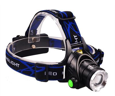 Digital Land LED Zoom High Brightness Headlight, Battery-Powered Flashlight, Powerful,