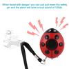 120db Portable Personal Security Alarm Beetle Ladybug Women Kid Eldery Protect Alert