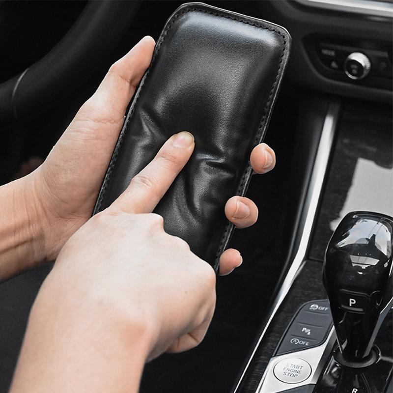 Universal Car Leg Cushion Pad Car Door Armrest Elbow Support Pad Leather Handrest Support Pillow Elbow Rest Pad Car Accessories