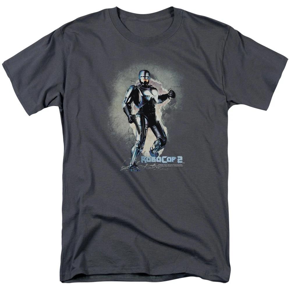Robocop - Break On Through - Unisex Short Sleeve Children s T-shirt - Gray 120